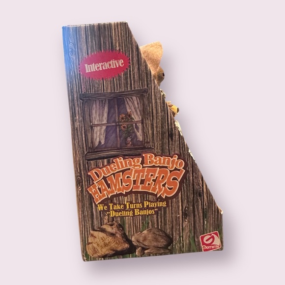 Vintage New In Package Gemmy Dueling Banjo Hamsters Interactive Buck & Chuck - Picture 3 of 8